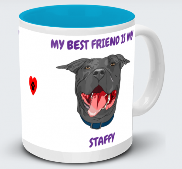 Staffy Best Friend mug