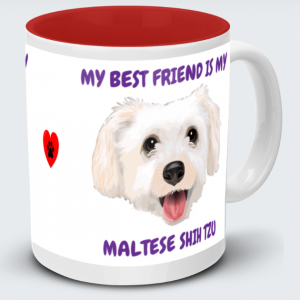 Maltese Shih Tzu best friend mug