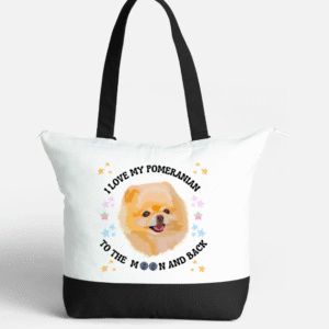 Pomeranian Tote bags